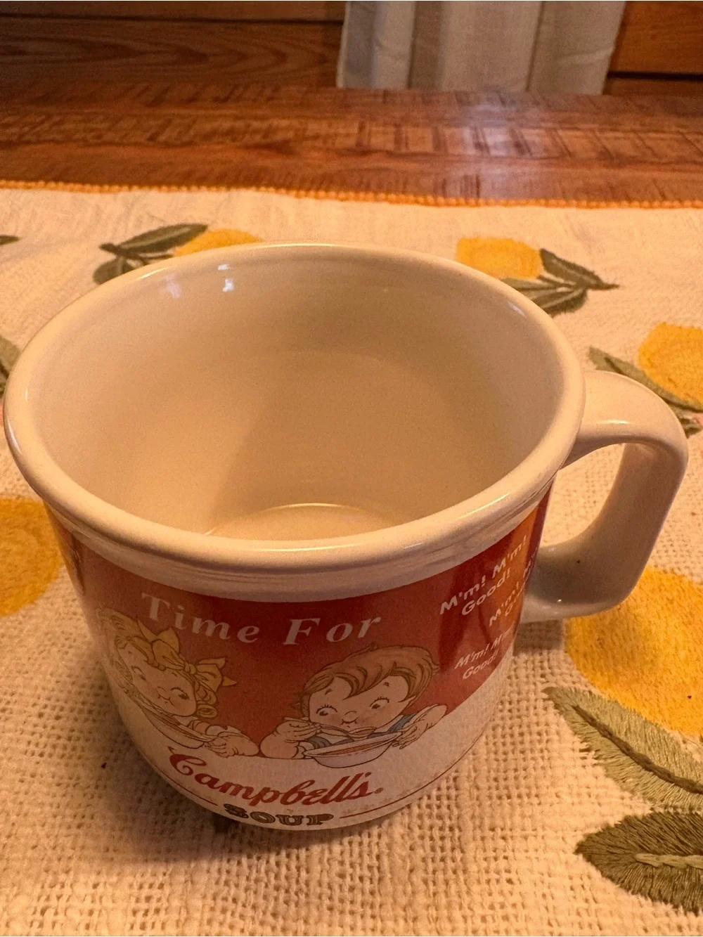 Red Soup Mug - Time For